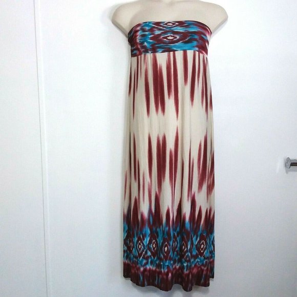 Vanity Dresses & Skirts - ☆☆SOLD☆☆ Vanity Boho Style Strapless Maxi Dress